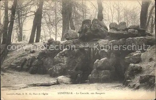 Luneville Cascade aux Bosquets Kat. Luneville