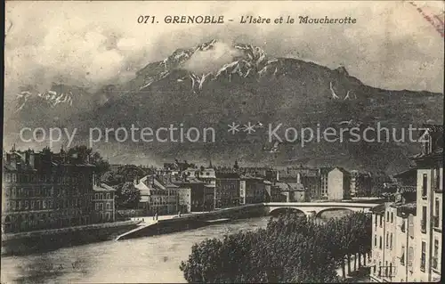 Grenoble Isere et le Moucherotte Kat. Grenoble