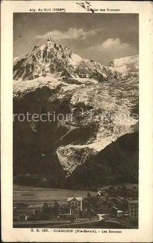 Chamonix Glacier des Bossons Gletscher Kat. Chamonix Mont Blanc
