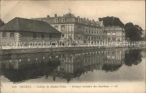 Troyes Aube College de Jeunes Filles Groupe Scolaire des Jacobins Kat. Troyes