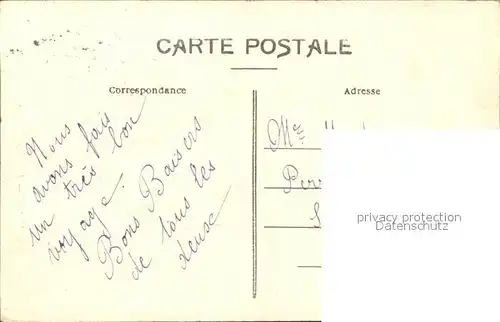 Melle Niort Porche de l Hospice Stempel auf AK Kat. Melle