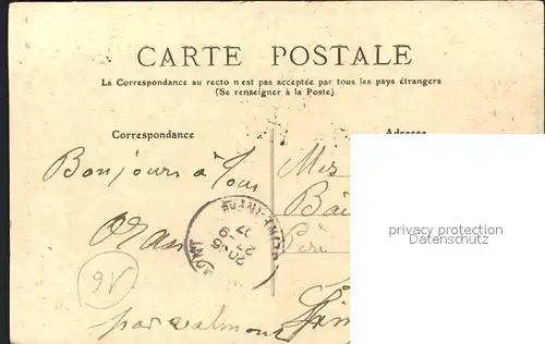 Angouleme Chapelle des Bezines Stempel auf AK Kat. Angouleme