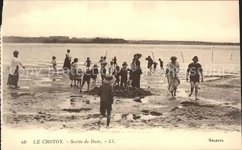 Le Crotoy Sortie du Bain Plage Kat. Le Crotoy