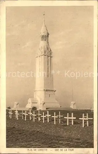 Ablain Saint Nazaire Notre Dame de Lorette La Tour Cimetiere Militaire Kat. Ablain Saint Nazaire