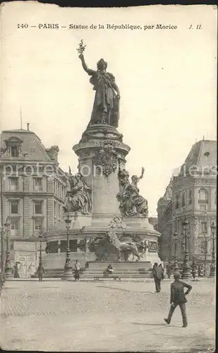 Paris Statue de la Republique par Morice Kat. Paris