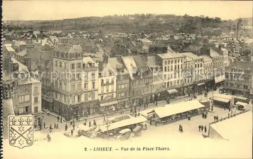 Lisieux Vue de la Place Thiers Kat. Lisieux