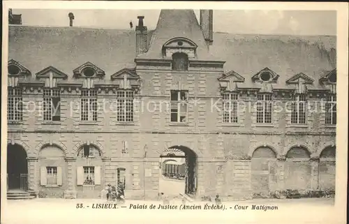 Lisieux Palais de Justice Cour Matignon Kat. Lisieux