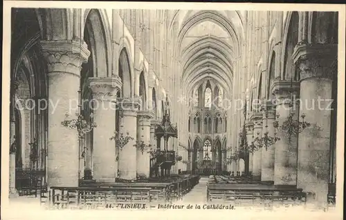 Lisieux Interieur de la Cathedrale Kat. Lisieux