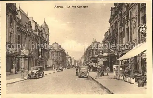 Arras Pas de Calais Rue Gambetta Kat. Arras