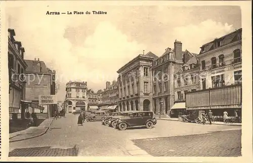 Arras Pas de Calais Place du Theatre Automobile Kat. Arras