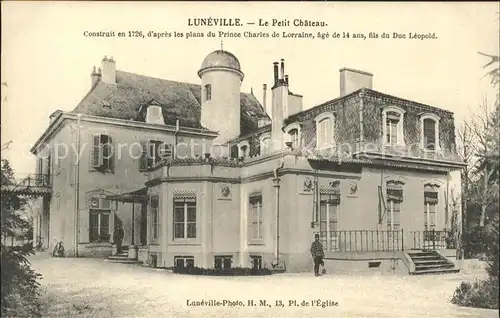 Luneville Le Petit Chateau Kat. Luneville