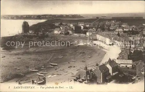 Saint Servan Ille et Vilaine Vue generale du Port Kat. Saint Malo