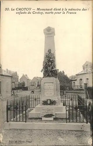 Le Crotoy Monument aux Morts Kat. Le Crotoy