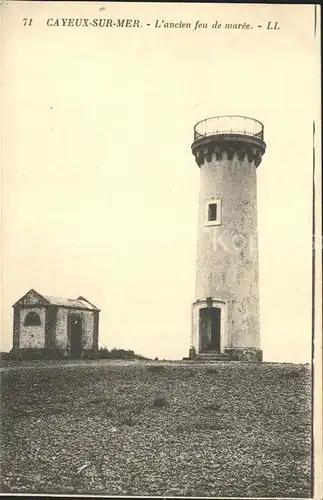 Cayeux sur Mer Ancien feu de maree Kat. Cayeux sur Mer