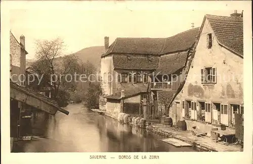 Saverne Bas Rhin Alsace Bords de la Zorn Kat. Saverne