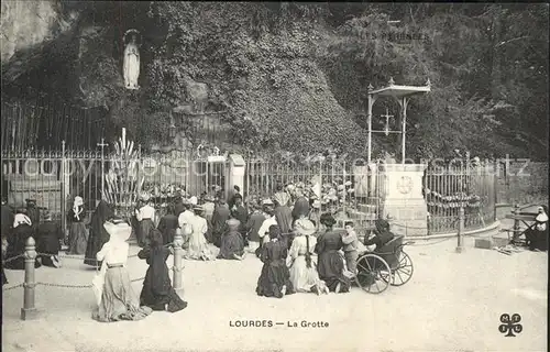 Lourdes Hautes Pyrenees La Grotte Kat. Lourdes