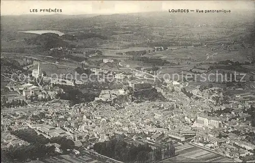 Lourdes Hautes Pyrenees Vue panoramique Kat. Lourdes