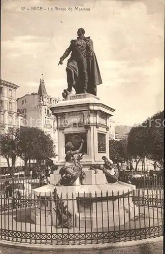 Nice Alpes Maritimes Statue de Massena Monument Kat. Nice
