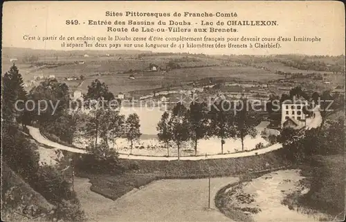 Les Brenets Lac de Chaillexon Bassins du Doubs Kat. Les Brenets