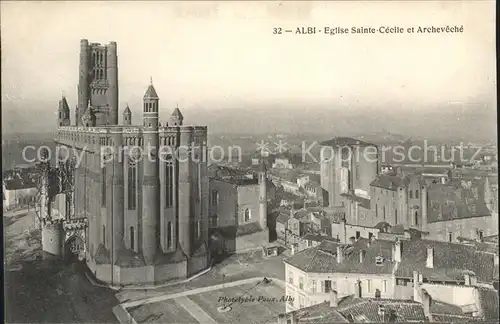 Albi Tarn Eglise Sainte Cecile et Archeveche Kat. Albi