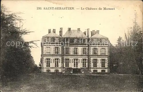 Saint Sebastien de Morsent Chateau de Morsent Kat. Saint Sebastien de Morsent