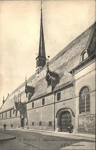 Beaune Cote d Or Burgund Hotel Dieu Facade exterieure Kat. Beaune