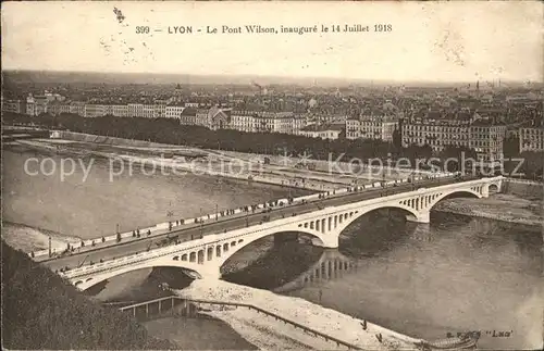 Lyon France Le Pont Wilson Kat. Lyon