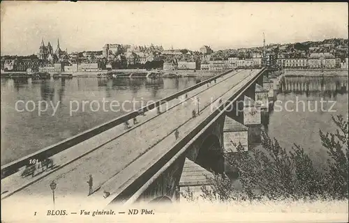 Blois Loir et Cher Vue generale Pont Kat. Blois