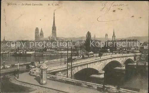 Rouen Pont Corneille Cathedrale Kat. Rouen