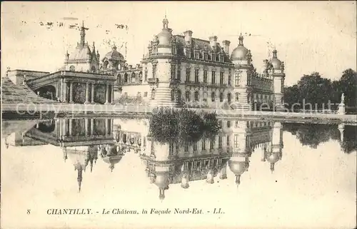 Chantilly Chateau Facade Kat. Chantilly