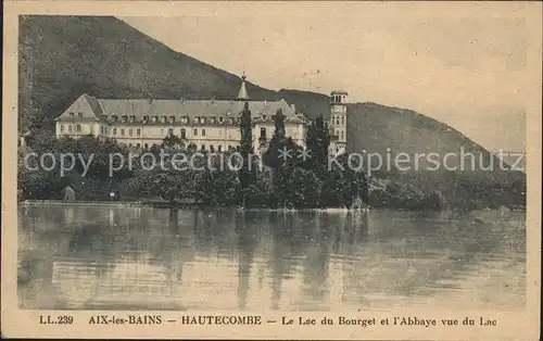 Aix les Bains Lac du Bourget et l Abbaye Kat. Aix les Bains