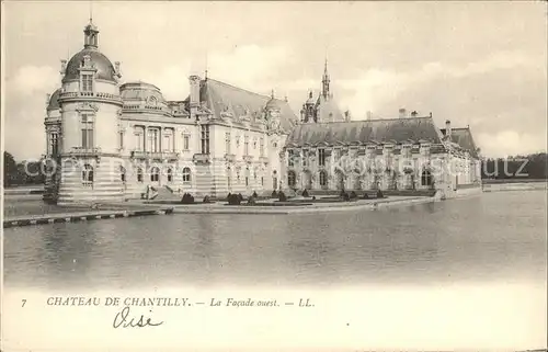 Chantilly Facade du Chateau Kat. Chantilly