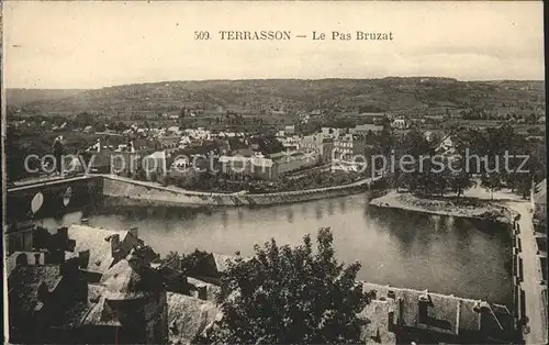 Terrasson Lavilledieu La Pas Bruzat Pont Kat. Terrasson Lavilledieu