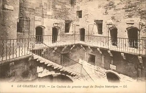 Ile d If Chateau d If Cachots du Donjon historique Kat. Marseille