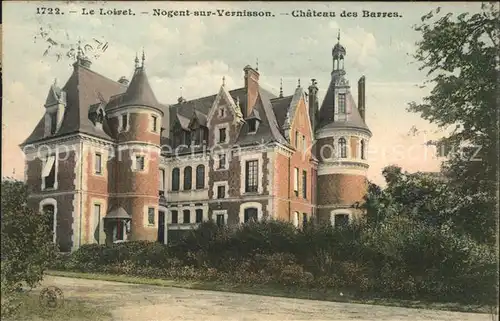 Nogent sur Vernisson Chateau des Barres Kat. Nogent sur Vernisson