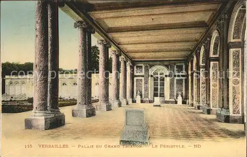 Versailles Yvelines Palais du Grand Trianon Le Peristyle Kat. Versailles