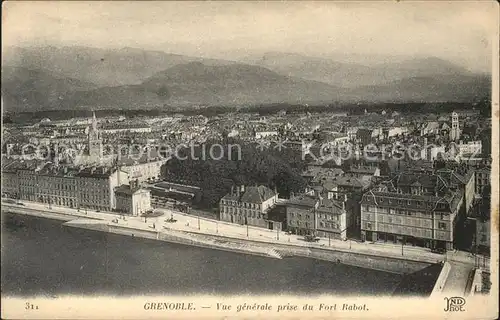 Grenoble Vue generale prise du Fort Rabot Kat. Grenoble