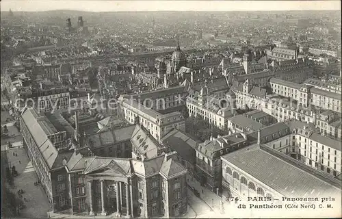 Paris Panorama pris du Pantheon Kat. Paris