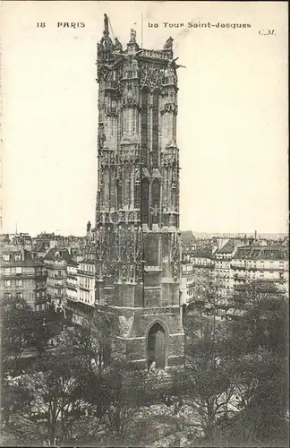 Paris La Tour Saint Jacques Kat. Paris