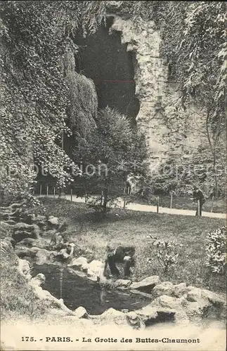 Paris La Grotte des Buttes Chaumont Kat. Paris