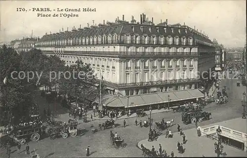 Paris Grand Hotel Place de l Opera Kat. Paris
