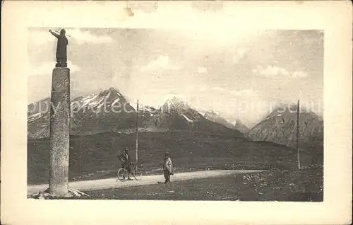 Seez Col du Petit Saint Bernard et le Mont Blanc Monument Kat. Seez