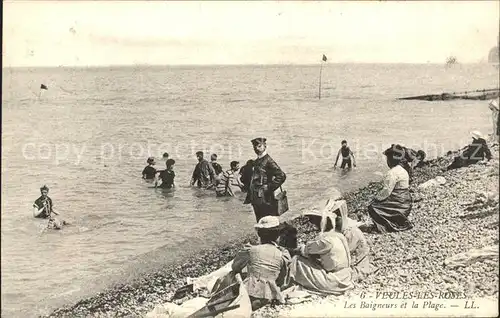 Veules les Roses Baigneurs Plage Kat. Veules les Roses