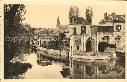 Chartres Eure et Loir Chateau d If et la Cathedrale Serie La Douce France Kat. Chartres