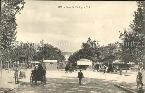 Neuilly sur Seine Porte de Neuilly Bois de Boulogne Kat. Neuilly sur Seine