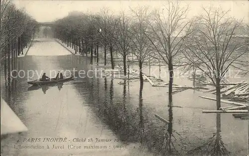 Paris Inondation a Javel 1910 Kat. Paris