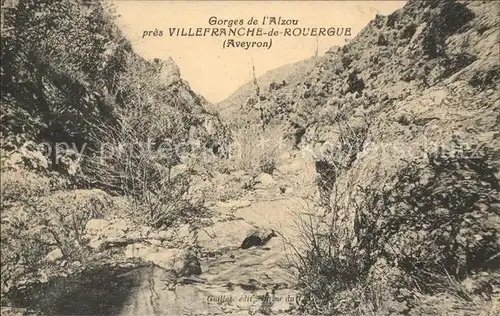 Villefranche de Rouergue Gorges de l Alzou Kat. Villefranche de Rouergue