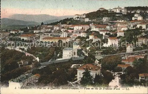 Grasse Alpes Maritimes Vue sur le Quartier Saint Francois Kat. Grasse