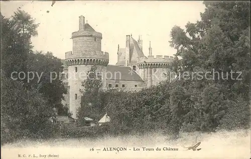 Alencon Les Tours du Chateau Kat. Alencon