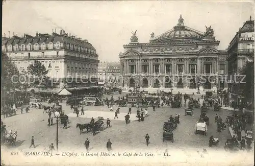 Paris Opera Grand Hotel Cafe de la Paix Kat. Paris